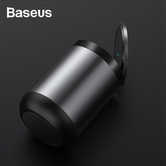 Baseus Cylinder Holder Ashtray Cigar LED Light ที่เขี่ยเศษ วัสดุลูมิเนียมอัลลอยด์ สำหรับภายในรถ CRYHG01-01