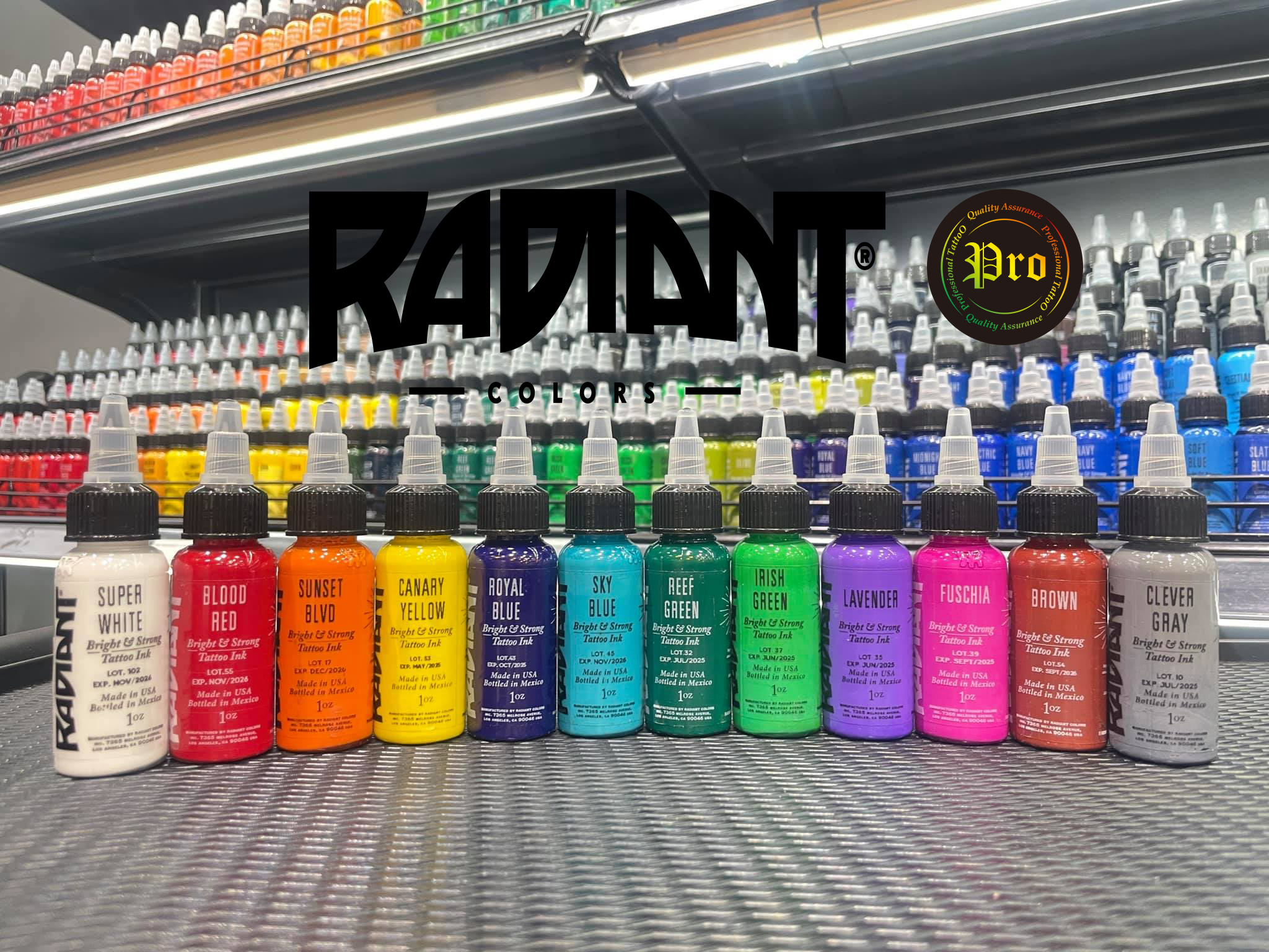 Radiant Colors Tattoo Ink 1 oz Pink โปรเฟสแทททู ThaiPick