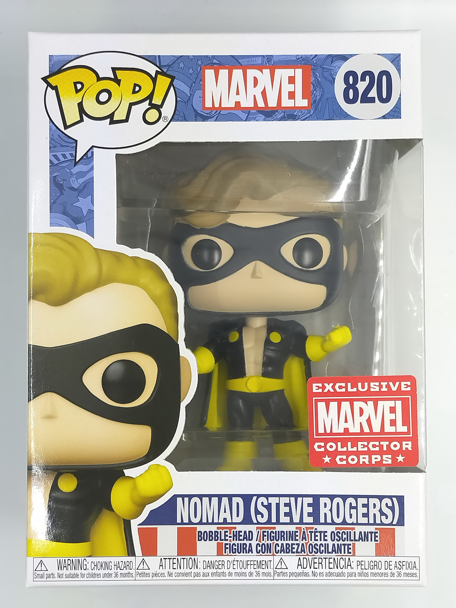 FUNKO POP! Nomad (Steve Rogers) #820 – 9,5 Cm Vinyl-Figur, Sammlerstück Aus Der Marvel-Serie