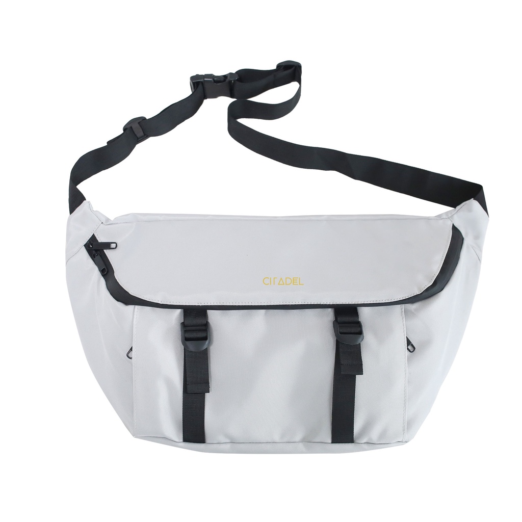 Citadel Shop กระเป๋าสะพายข้างผู้ชาย ทรงแนวนอน ไนลอนเกรดดี กันน้ำ 100