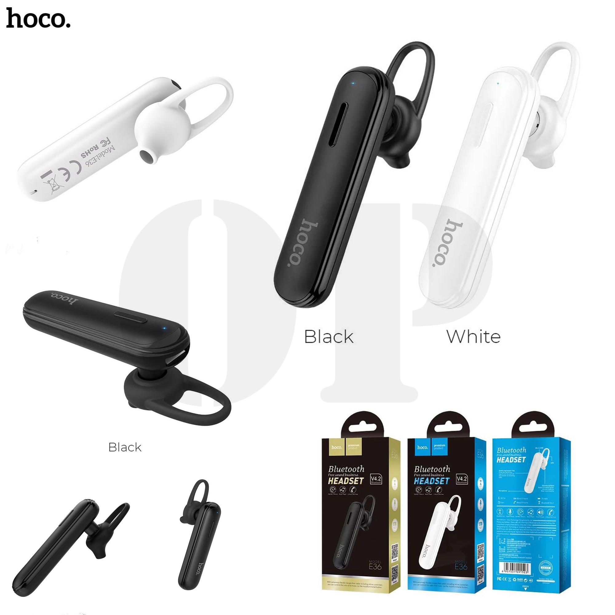 Hoco ของแท้ 100% หูฟังบลูทูธ Bluetooth HD Voice Small talk รุ่น E36