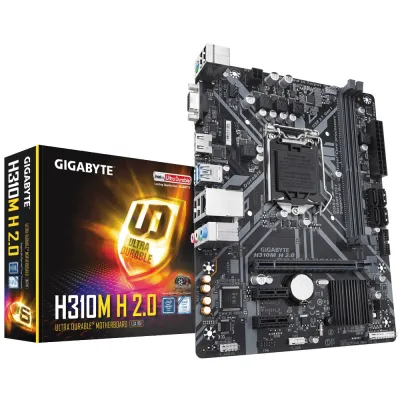 GIGABYTE H310M H 2.0 (LGA1151/ Intel/ H310/ Micro ATX/ DDR4/ HDMI 1.4/ M.2/ Motherboard)