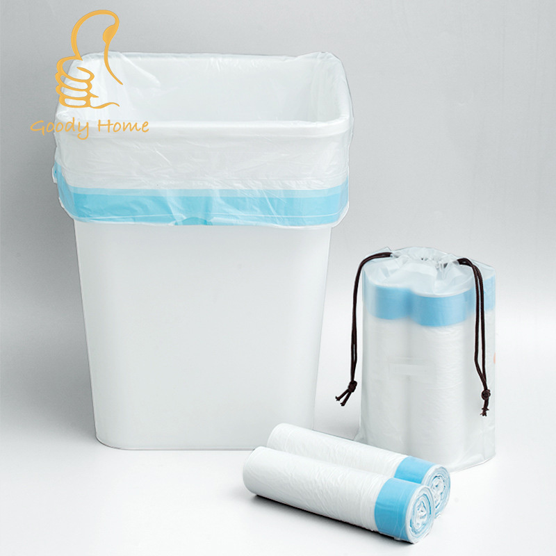 Goody Home ถุงขยะพลาสติกพร้อมสายหูหิ้ว ขนาด 40 * 50 Cm. (กว้าง * สูง) ไม่ระบุสีในการจัดส่ง
