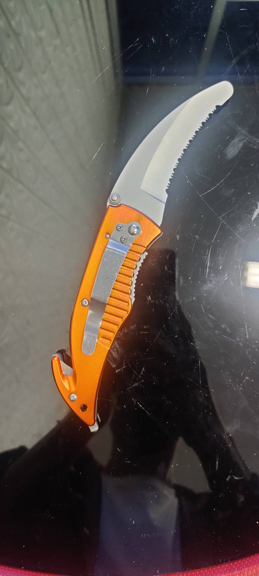 Knife cutting rope มีดตัดเชือก USA ของแท้ 100 พร้อมซองใส่ Krissana