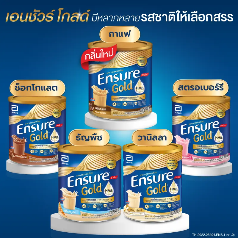 ภาพสินค้าEnsure Gold เอนชัวร์ โกลด์ ธัญพืช 400g 1 กระป๋อง Ensure Gold Wheat 400g x1 อาหารเสริมสูตรครบถ้วน จากร้าน Ensure บน Lazada ภาพที่ 5