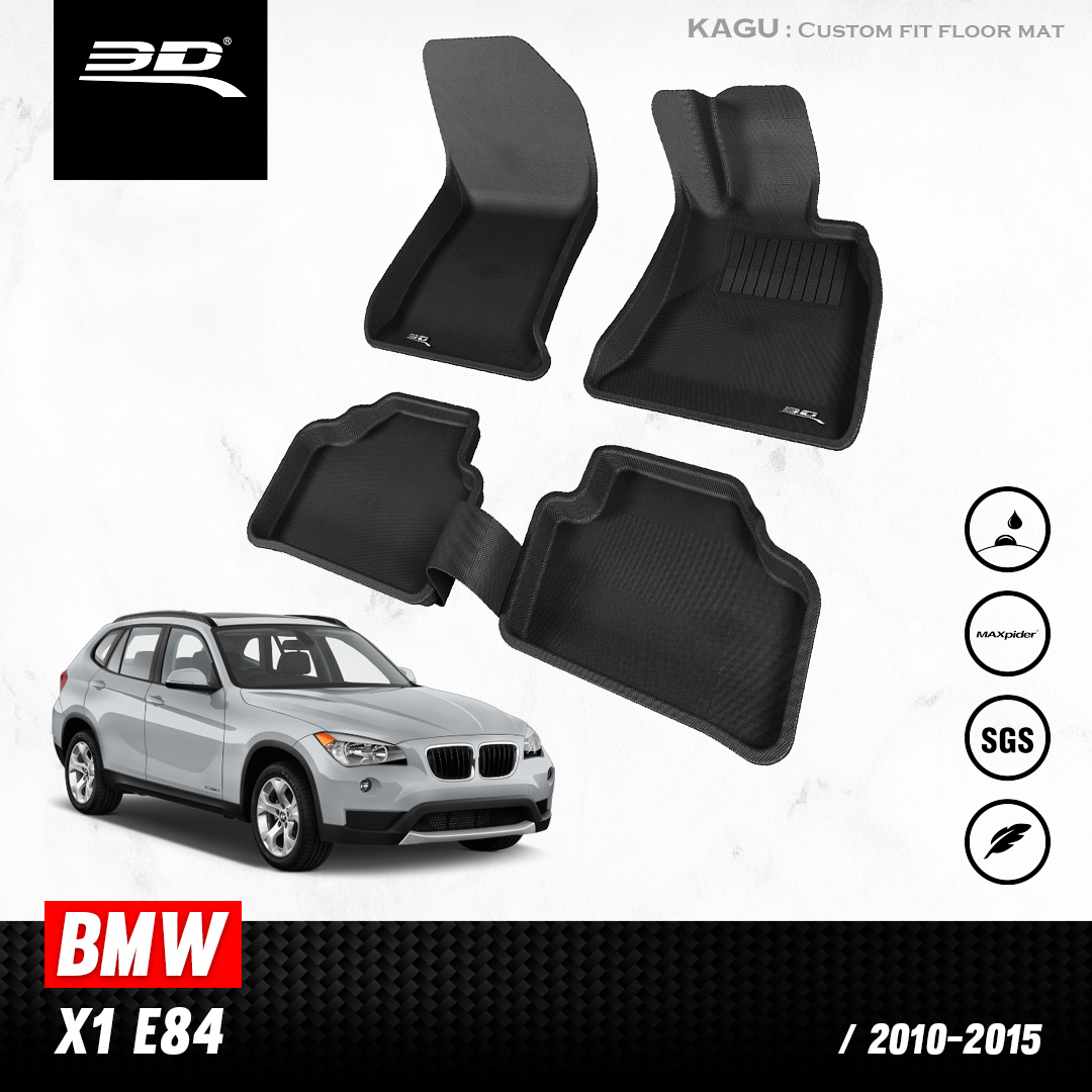 พรมปูพื้นรถยนต์ | BMW - X1 (E84) | ปี 2010 - 2015 - 3D MAXpiderThailand ...