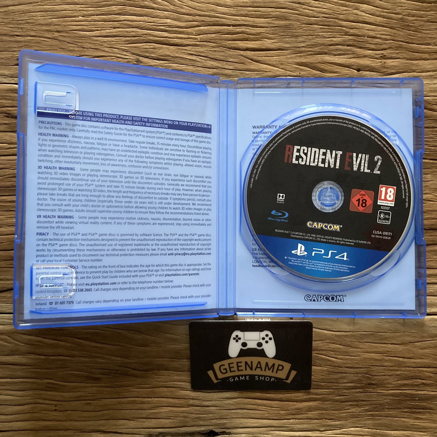 PS4 : [แผ่นเกมส์มือ2] RESIDENT EVIL 2 (R2/EU) (BIOHAZARD RE : 2 ...