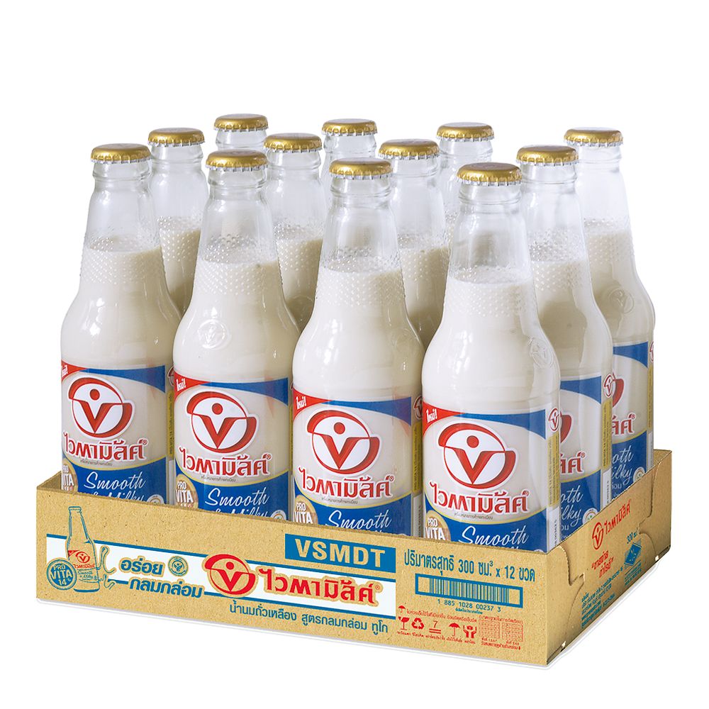 ไวตามิลค์ ทูโก นมถั่วเหลือง รสกลมกล่อม ขนาด 300 มิลลิลิตร แพ็ค x 12 ขวด/Vitamilk To Go Soymilk Flavor 300ml pack x 12 bottles
