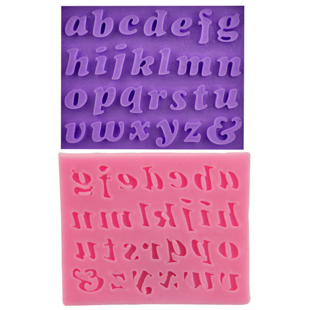 hot  พิมพ์ฟองดองท์ 3D ตัวอักษรภาษาอักฤษ (ตัวพิมพ์เล็ก)