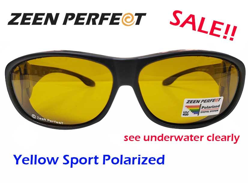 Side Shield Protection ZEEN PERFECT Polarized lens/ แว่นครอบตาป้องกันด้านข้าง สวมทับแว่นได้ เลนส์โพลาไรซ์
