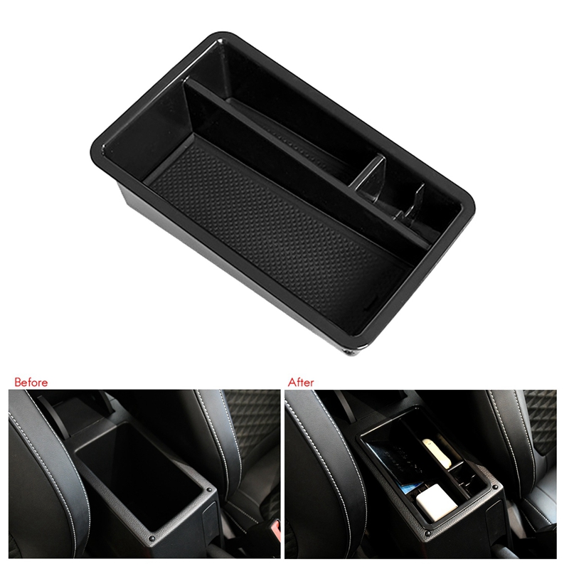 Car Armrest Storage Box for Skoda Kamiq 2018 2019 2020 2021 Central Control Armrest Box Interior Stying Accessories