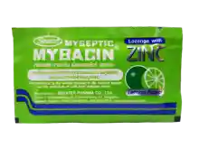 ภาพขนาดย่อของภาพหน้าปกสินค้าพร้อมส่ง Myseptic Mybacin Zinc มายเซพติค มายบาซิน เม็ดอมผสมซิงค์ มี 2 รสให้เลือก รสส้มและรสเลมอน ผสมสังกะสี 1ซอง/10เม็ด จากร้าน หมอยาพาฝัน บน Lazada ภาพที่ 3