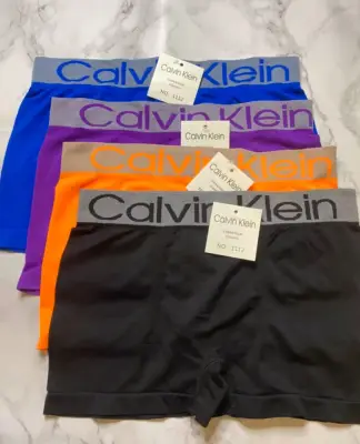 Calvin Underwear กางเกงในชาย CK กางเกงใน Calvin Klein boxer ck (4ชิ้น)