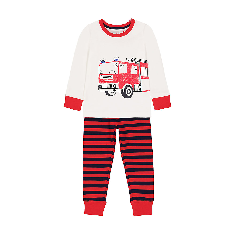 ชุดนอนเด็กผู้ชาย mothercare fire engine pyjamas VD011