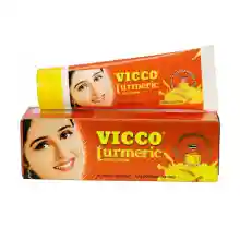 ภาพขนาดย่อของภาพหน้าปกสินค้าครีมขมิ้นลดรอยแผลสิว ฝ้ากระ Vicco tic skin cream 30g. จากร้าน amnartshop บน Lazada ภาพที่ 1