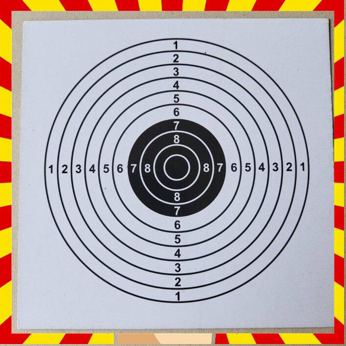 เป้ากระดาษ สำหรับ BB 14x14 cm Paper Target 100 แผ่น ถูกที่สุด Lazada