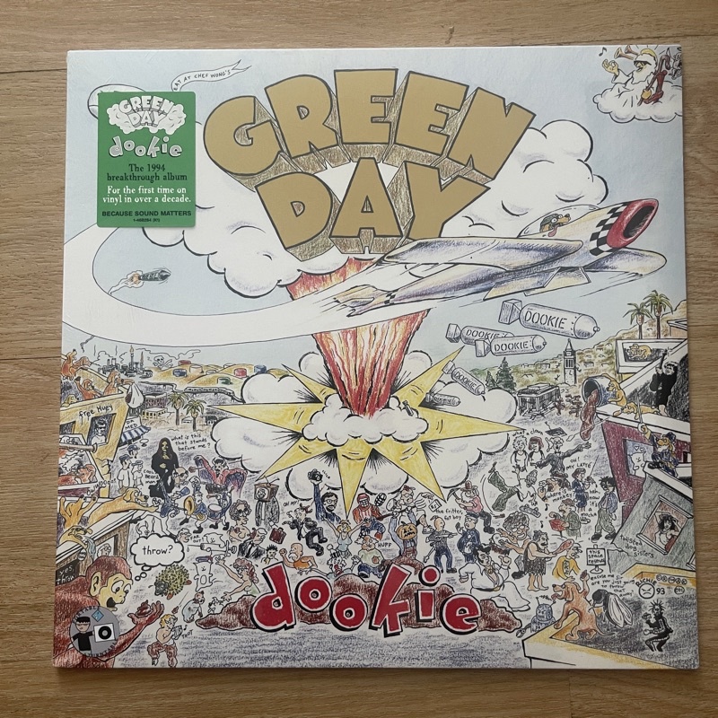 แผ่นเสียง Green Day อัลบั้ม Dookie ,Vinyl, LP, Album, Reissue แผ่นเสียง