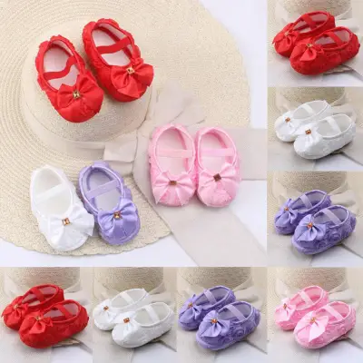Toddler Infant Baby Girl Summer Soft Crib Shoes Moccasin Prewalker Sole Shoes