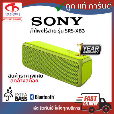 ลำโพงไร้สาย Sony รุ่น SRS-XB3
