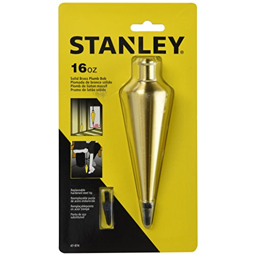 STANLEY Plumb Bob ทองเหลือง16-Oz (47-974)