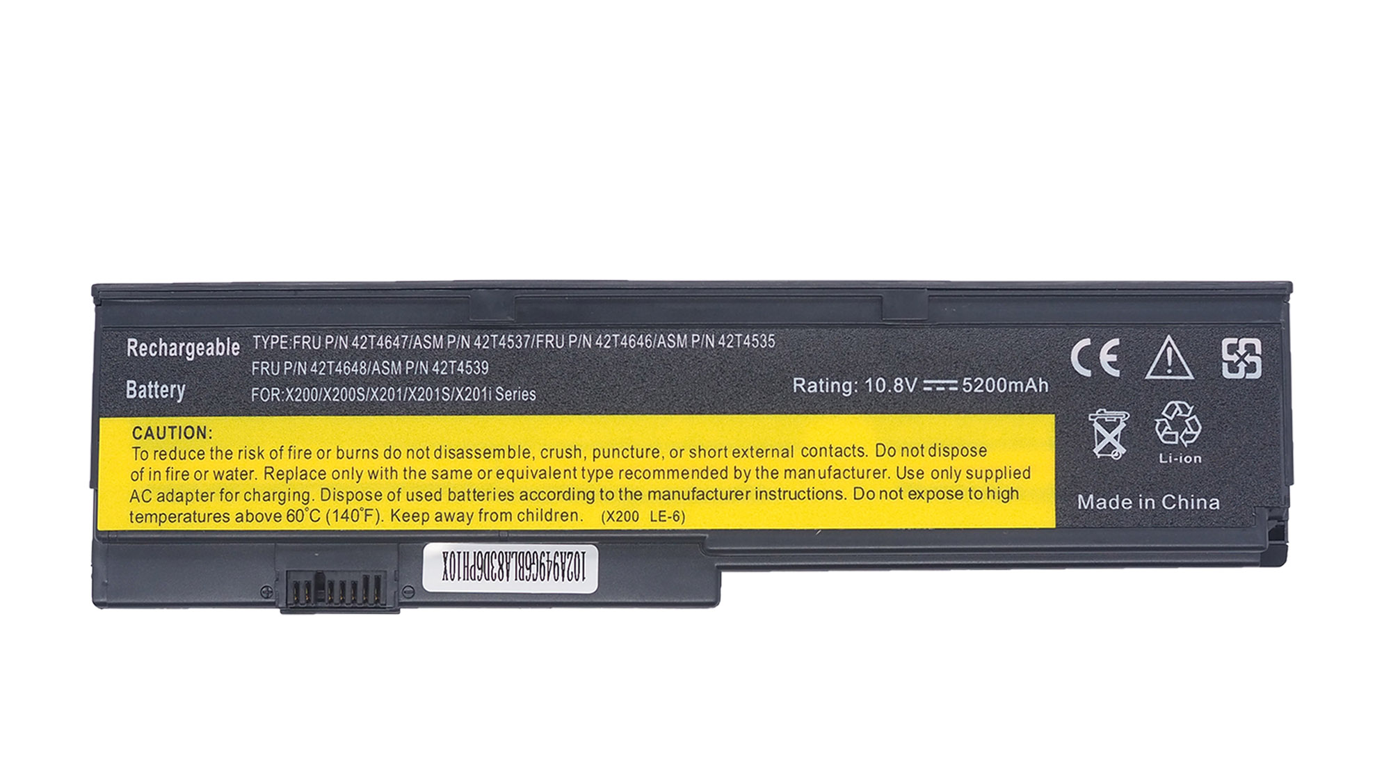 Barrette Mémoire RAM DDR3 4 Go Pour Lenovo ThinkPad X200, X201, X301 - SO-DIMM 204 Pins