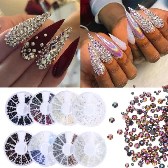 glitter nail decals