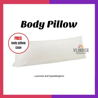 Premium Microfiber Body pillow long side sleeping (Free microtouch body pillow case)