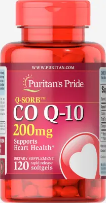 ((ขวดใหญ่ คุ้มกว่า)) Puritan's Pride Co Q-10 200 mg. 120 Softgels