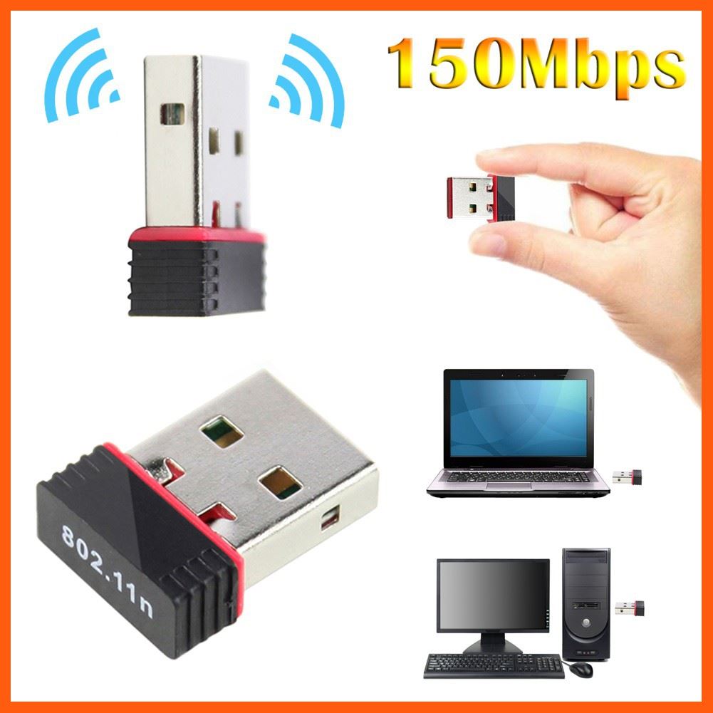 Best Quality 150 Mbps Wifi Wireless Mini USB Adapter Network LAN Card 802.11 N / G / B อุปกรณ์คอมพิวเตอร์ Computer equipment สายusb สายชาร์ด อุปกรณ์เชื่อมต่อ hdmi Hdmi connector อุปกรณ์อิเล็กทรอนิกส์ Electronic device