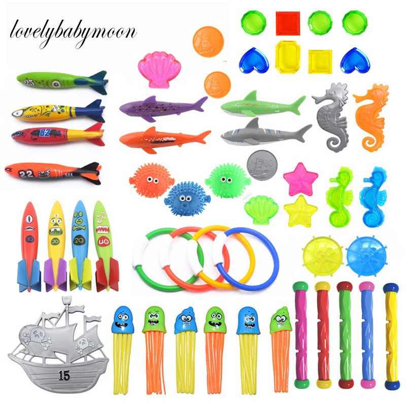 Children Hot Summer Shark Rocket Throwing Toy Funny Swimming Pool ...