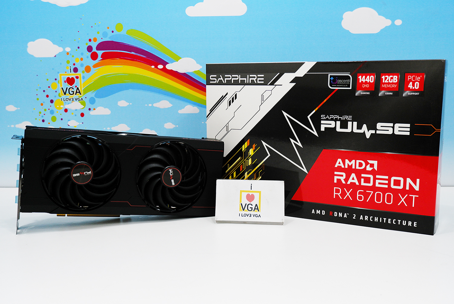 AMD Radeon RX 6700 XT 12GB Reference GPU W/Box - Foto 5