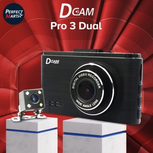 ภาพหน้าปกสินค้า[ศูนย์ไทย] DCAM PRO3 DUAL กล้องติดรถหน้าชัด Full HD + HD กลางคืนสว่าง มี WIFI กล้องติดรถยน2022 มีรับประกัน กล้องถอยหลัง บันทึกและดูระยะถอยหลังได้ ซึ่งคุณอาจชอบราคาและรีวิวของสินค้านี้