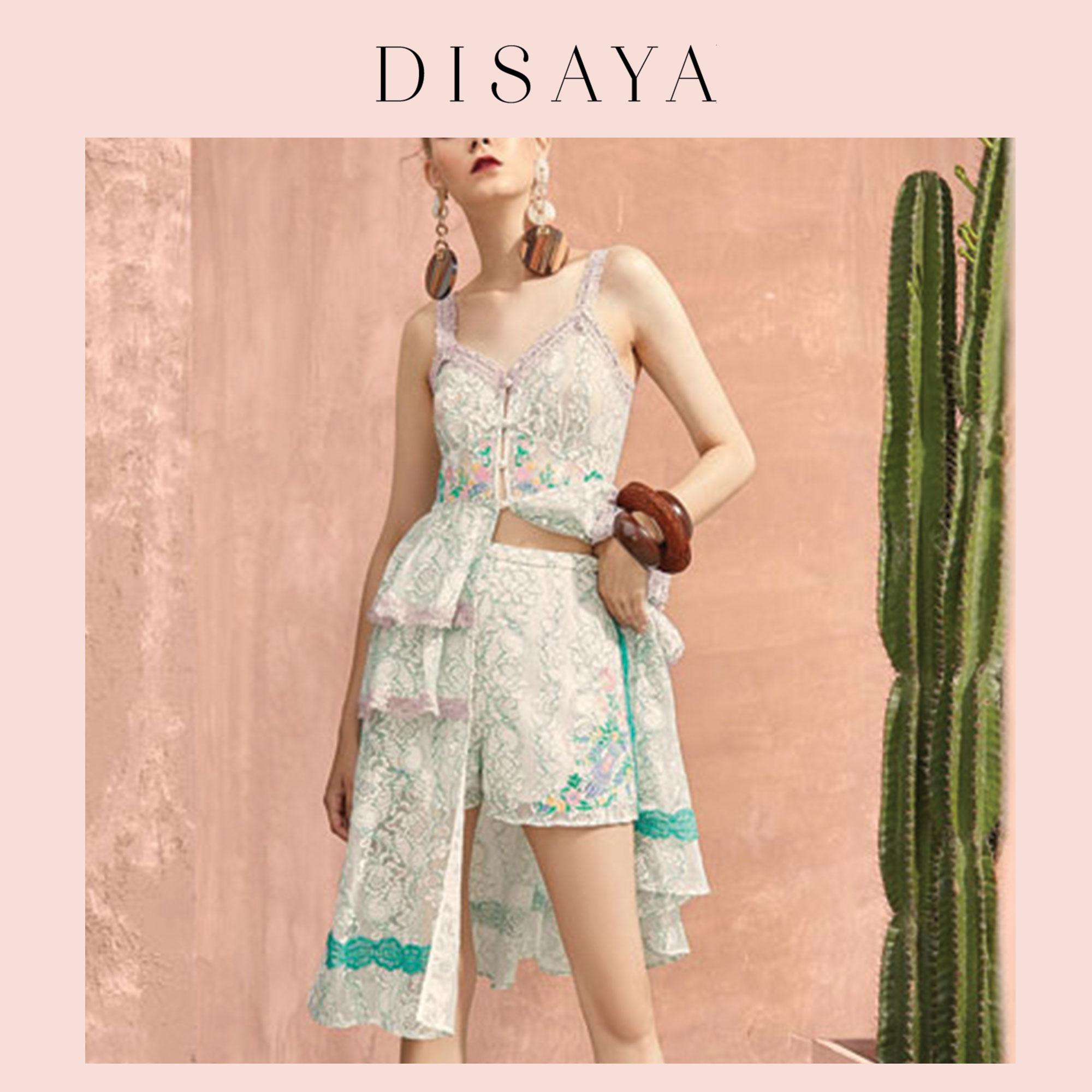 [DISAYA] - Cotton Nylon Lace Overall with Guipure Embroidery - จั๊มสูท ...
