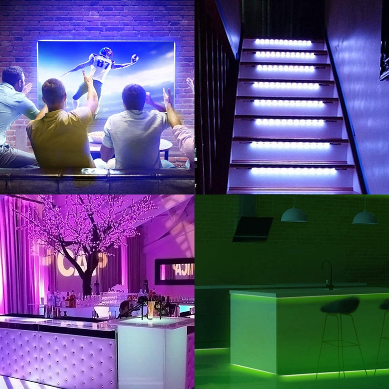 10M LED Light Strip RGB 3528 600 LED Flexible Light Strip with 44 Key ...