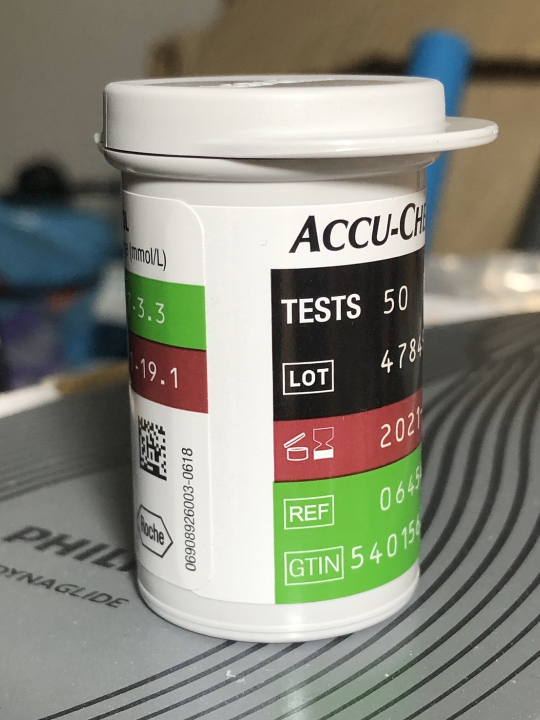 แผ่นตรวจ น้ำตาล Accu-Chek Performa Test Strip แอคคูเชต แผ่นตรวจน้ำตาล Accuchek 50 ชิ้น (ของแท้)  accuchek accu chek performa แผ่นตรวจน้ำตาล