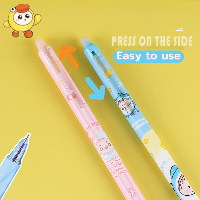 ปากกาลบได้ ปากกาเจล Pens 0.5mm หมึก น้ำเงิน ลบได้ เขียนได้อย่างราบรื่น