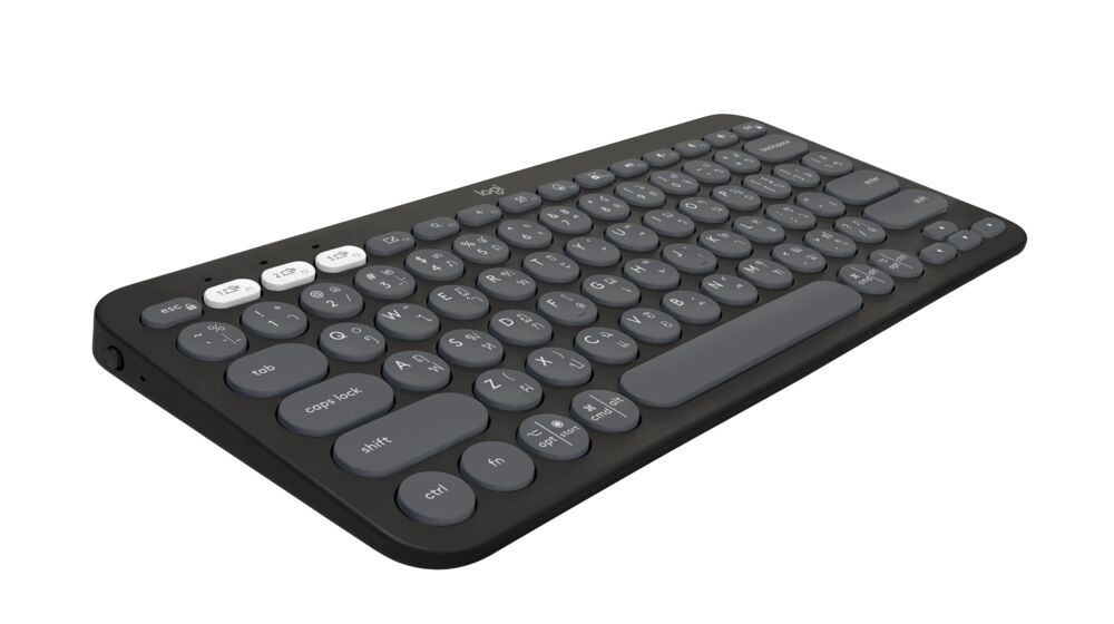 Ip7 Key LOGITECH PEBBLE KEYS 2 K380S TONAL GRAPHITE THAI APANZ-122 (IP7-001190 ...