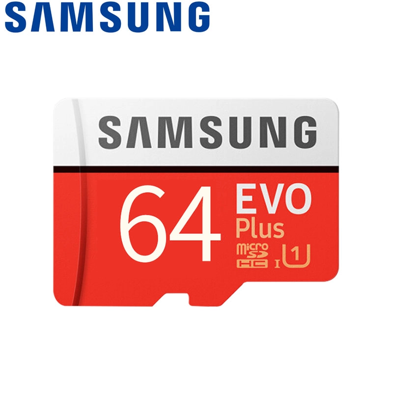 ภาพหน้าปกสินค้า64 GB MICRO SD CARD SAMSUNG EVO PLUS CLASS 10