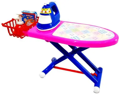 Kids Toys ของเล่นเด็ก ชุดโต๊ะรีดผ้า + เตารีด สำหรับน้องหนู มีถุงหิ้วน่ารัก