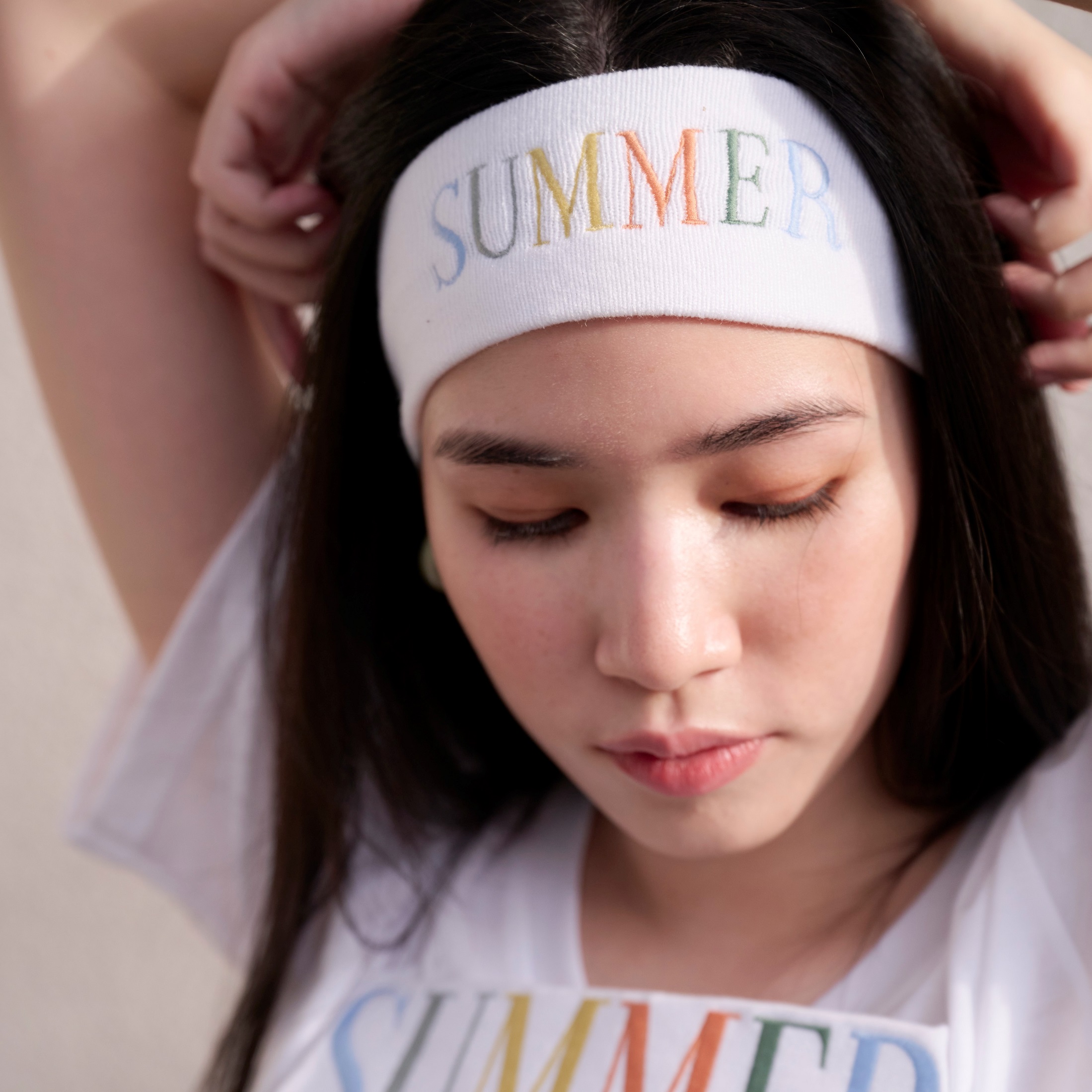 Summer Shade Green Headband - The Summer Project / ที่คาดผมไหมพรม