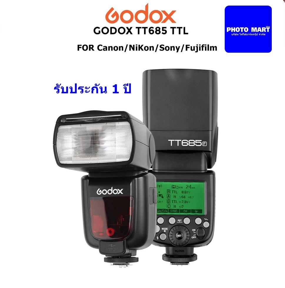 Godox Flash TT685 TTL แฟลตออโต้  รับประกัน 1ปี