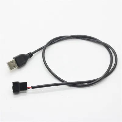 CHUNCHEN USB A male to Fan 2-Pin 3-Pin 3pin 4-Pin 4pin Adapter Cable for 5V