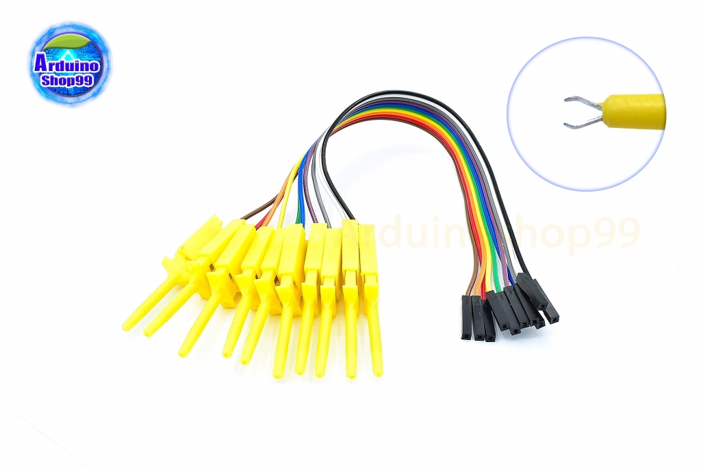 Iubfegt 10 Stück SDK08 Test Clips - Ultra Kleine SMD IC Test Haken