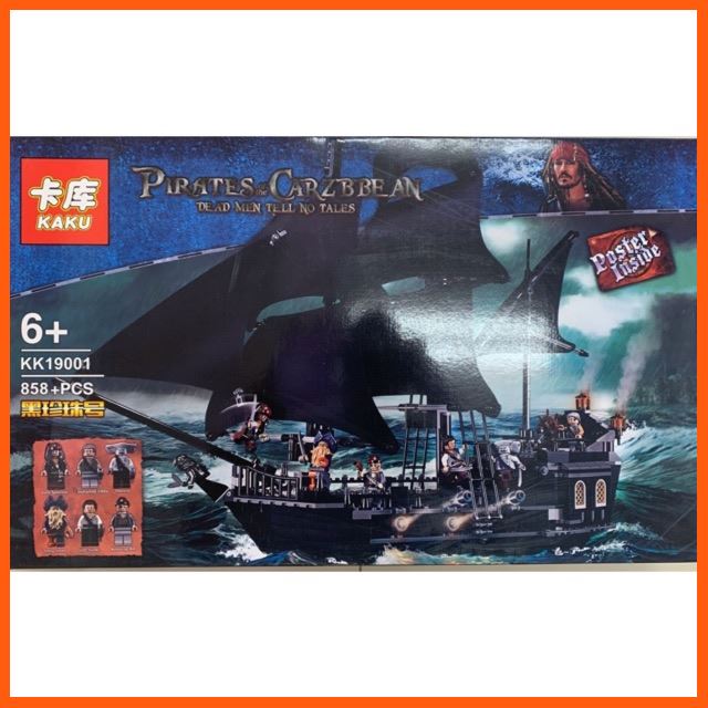 SALE ตัวต่อเลโก้ KAKU19001 เรือโจรสลัด Pirates Of The Caribbean ชุด The Black Pearl เกมและอุปกรณ์เสริม แผ่นและตลับเกม เพลย์สเตชั่น