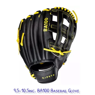 ถุงมือ เบสบอล ข้างซ้ายรุ่น BA100 9.5-10.5inc. BA100 Baseball Glove