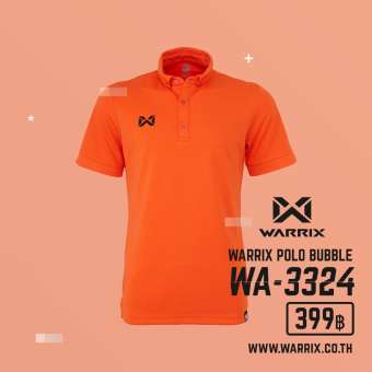 WARRIX เสื้อโปโล แขนสั้น WA-3324-ส้ม-OO