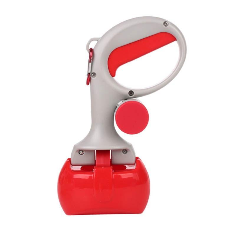 Máy Thu Gom Rác Cầm Tay Túi Pooper 1 Bộ Sản Phẩm Cho Thú Cưng Dụng Cụ Đựng Phân Thú Cưng 2 Trong 1 Scooper Chất Thải Ngoài Trời Làm Sạch Phân