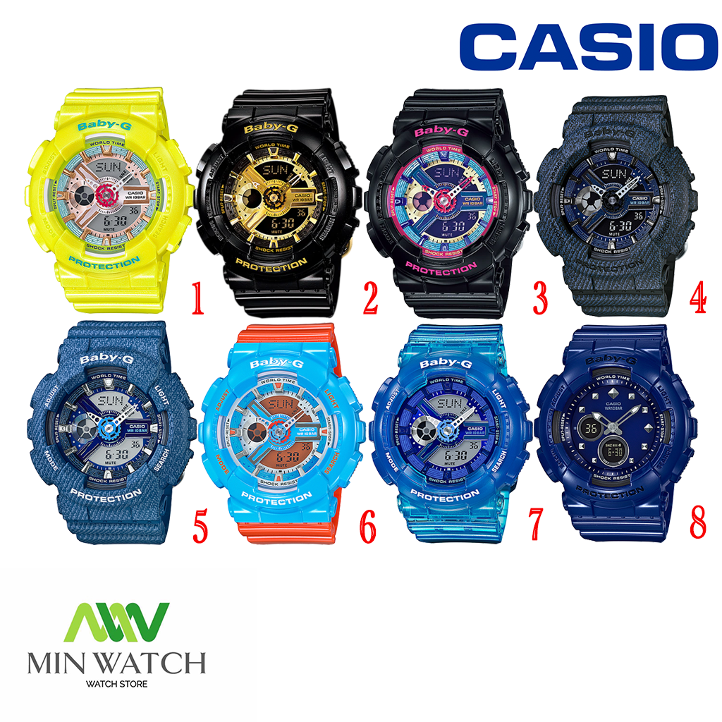 นาฬิกา รุ่น Casio นาฬิกาผู้หญิง BABY-G ผู้หญิง กันน้ำ กันกระแทก กีฬา BA-110CA-9A ของแท้ ประกันศูนย์ CMG 1 ปี จากร้าน MIN WATCH ของขวัญ