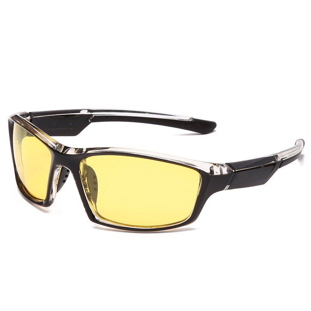 Longkeeper Polarized Night Vision Glasses For Driving Men Classic Fashion Yellow Lens Anti Glare