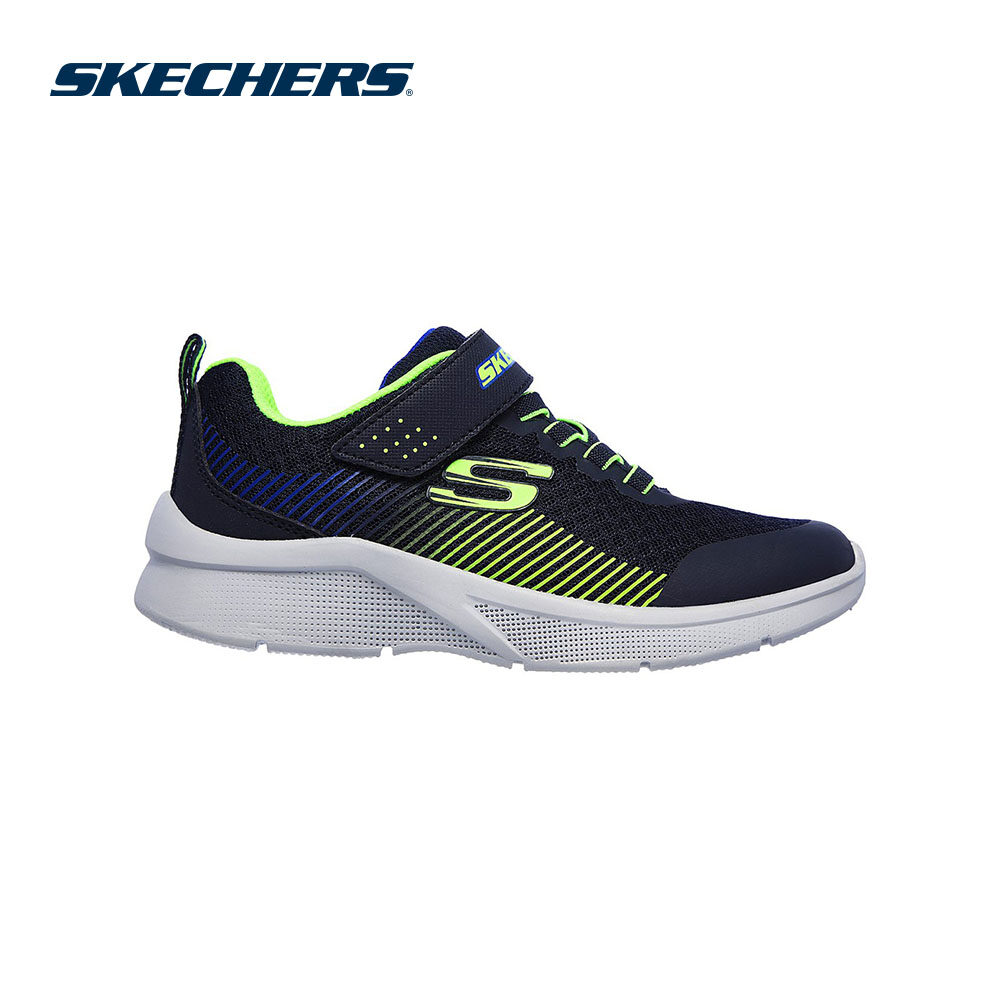 Skechers สเก็ตเชอร์ส รองเท้า เด็กผู้ชาย Microspec Shoes - 97536l-Nvlm. 